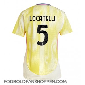 Juventus Manuel Locatelli #5 Udebanetrøje Dame 2024-25 Kortærmet